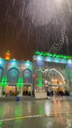 من قلبم برا بارون لک زده دیدم کربلا بارون اومده🥹❤️‍🩹
