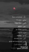 دوست داشتن به زبان های مختلف... ❤
