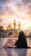 زهرا کوچولو رفت تا رقیه تنها نباشه