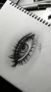 آموزش طراحی چشم در سیاه قلم✨👁️