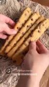 اموزش پخت کوکی شکلاتی مستطیلی 🍪
