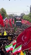 لبیک‌سید‌مجـتبی✊🏻| تشییع‌آقای‌شهیدایران ، جمعیتوووو