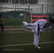 وقتی میگم هم عاشق فوتبالم هم عاشق تکواندو :