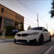 Car editing; BMW in city ‌‌‌‌‌‌‌‌