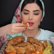 چالش. غذا خوردن خوشمزه ایرانی🦞
