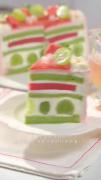 کیک میوه ای کره ای 🥮🍰🍓🥭🍑.