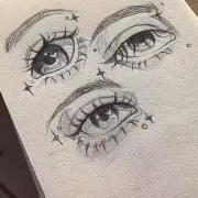 طراحی / نقاشی چشم ناز 🩷🫠💠 .