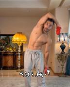 حرکت وزنه برای پهلو این حرکت را میتوانید در منزل اجرا کنید یا نهایتا