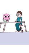 ببین من میخوام درس بخونما ولی مغزم نمیذاره🤣😂